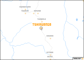 map of Tshimuanga