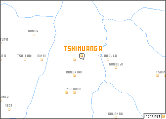 map of Tshimuanga