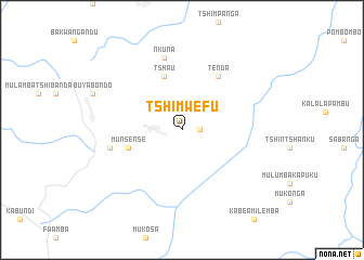 map of Tshimwefu