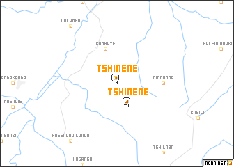 map of Tshinene