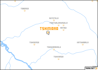 map of Tshiniama