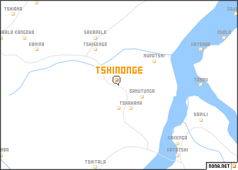 map of Tshinonge