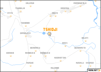 map of Tshioji