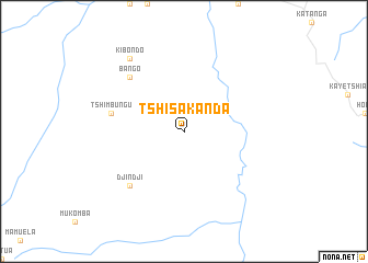 map of Tshisakanda