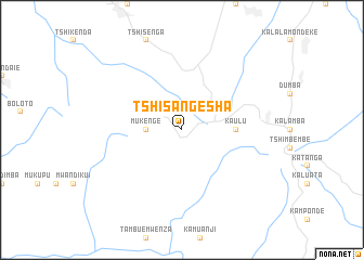 map of Tshisangesha