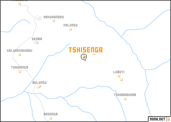 map of Tshisenga