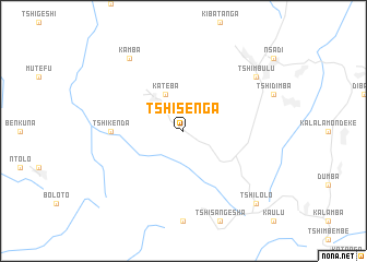 map of Tshisenga