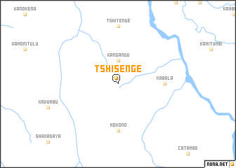 map of Tshisenge