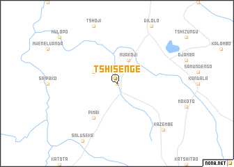 map of Tshisenge