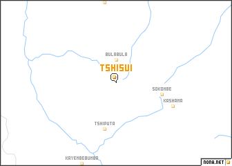 map of Tshisui