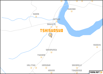 map of Tshiswaswa