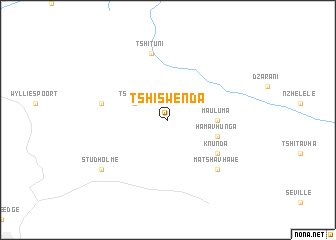 map of Tshiswenda