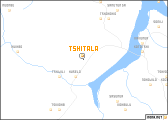 map of Tshitala