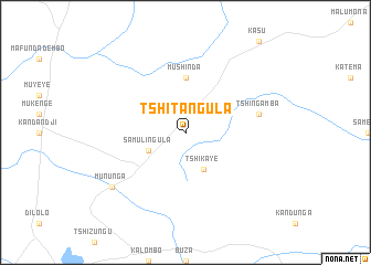 map of Tshitangula