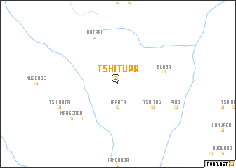 map of Tshitupa