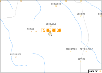 map of Tshizanda