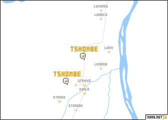 map of Tshombe