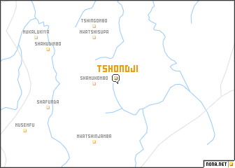 map of Tshondji