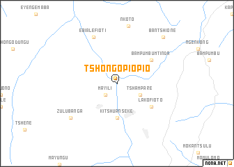 map of Tshongopiopio