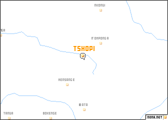 map of Tshopi
