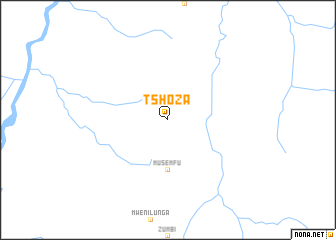 map of Tshoza