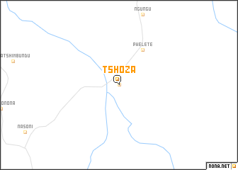 map of Tshoza