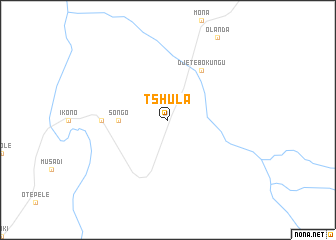 map of Tshula