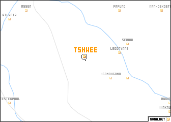 map of Tshwee