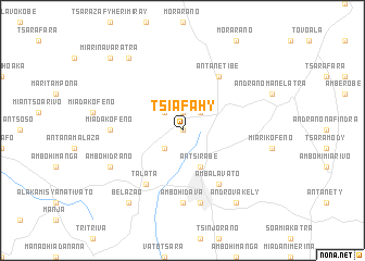 map of Tsiafahy