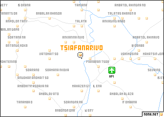 map of Tsiafanarivo