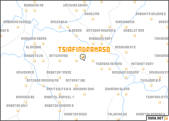 map of Tsiafindramaso