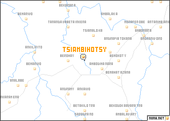 map of Tsiambihotsy