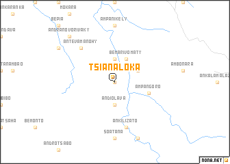 map of Tsianaloka