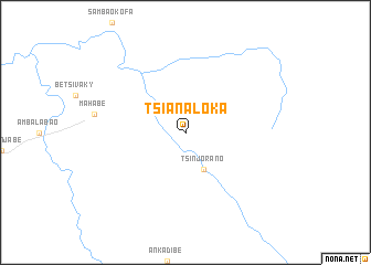 map of Tsianaloka