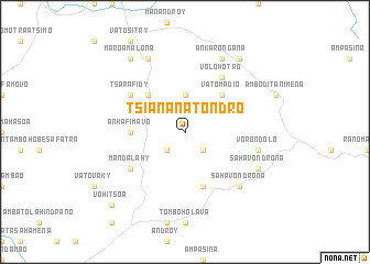 map of Tsiananatondro