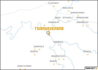 map of Tsiandevenana