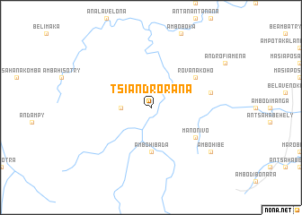 map of Tsiandrorana