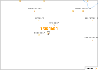 map of Tsiandro