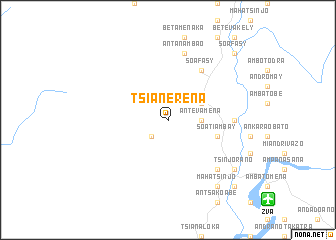 map of Tsianerena