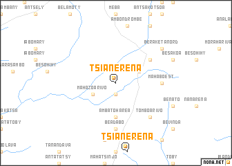 map of Tsianerena