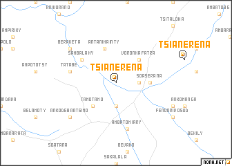 map of Tsianerena