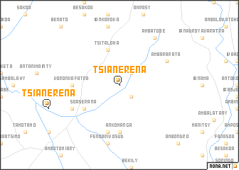 map of Tsianerena