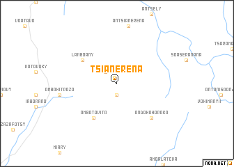 map of Tsianerena