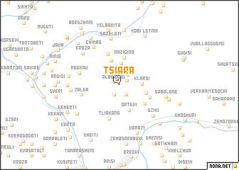 map of Tsiara