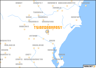 map of Tsiaroa-Ampasy