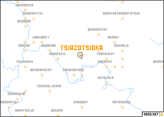 map of Tsiazotsioka