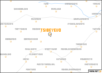 map of Tsibeyevo