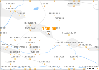 map of Tsibino