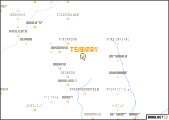 map of Tsibiray