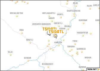 map of Tsidatl\